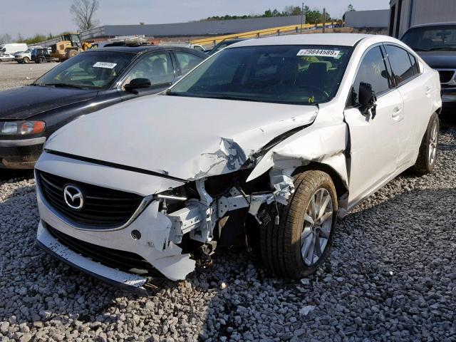 JM1GL1U59H1126252 - 2017 MAZDA 6 SPORT WHITE photo 2