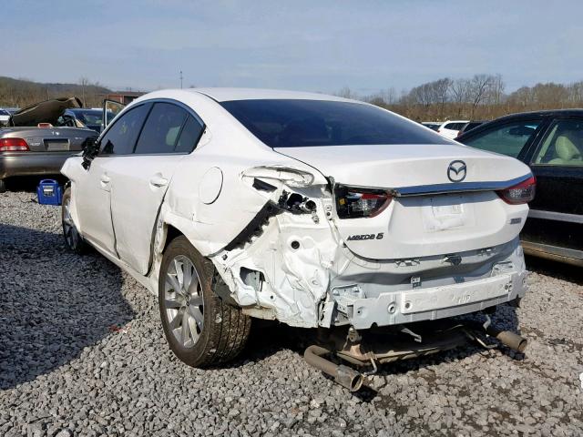 JM1GL1U59H1126252 - 2017 MAZDA 6 SPORT WHITE photo 3