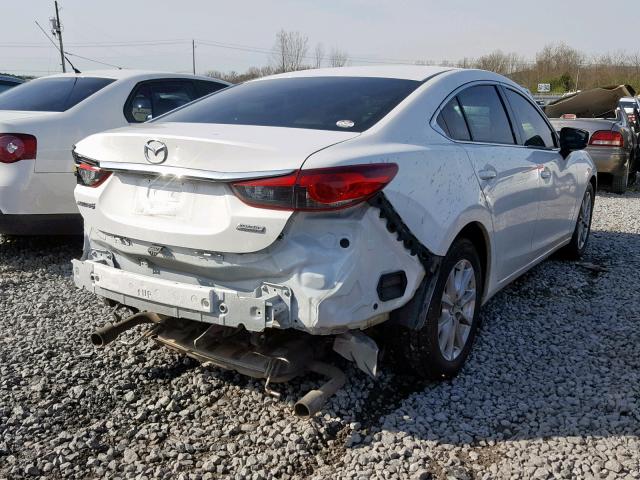 JM1GL1U59H1126252 - 2017 MAZDA 6 SPORT WHITE photo 4