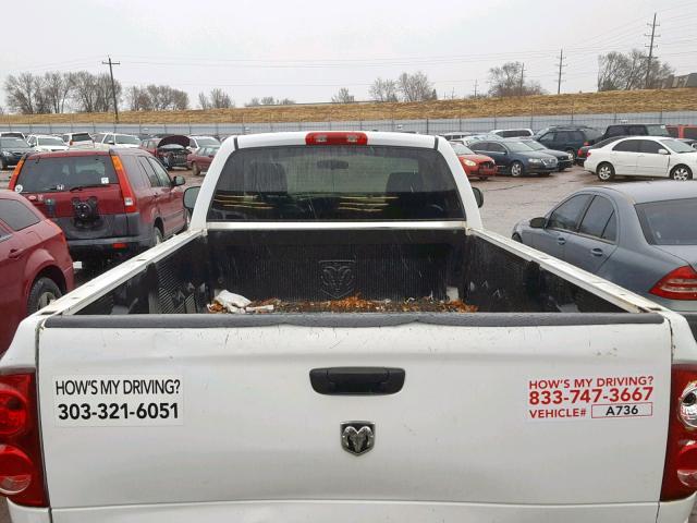 3D7KR26D17G766660 - 2007 DODGE RAM 2500 S WHITE photo 6