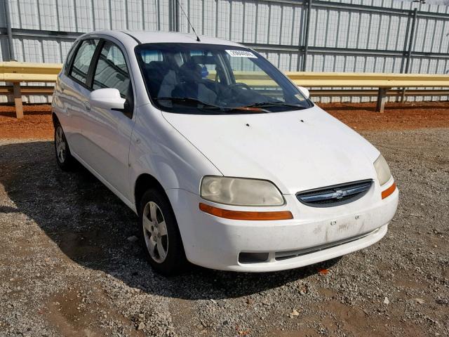KL1TD66657B759376 - 2007 CHEVROLET AVEO BASE თეთრი ფოტო 1