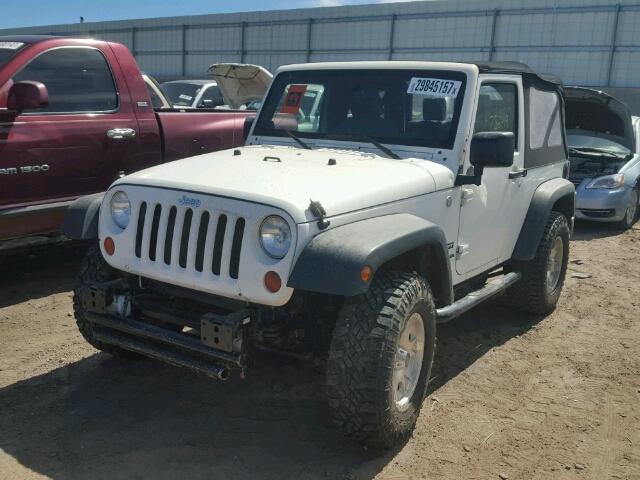 1J4AA2D1XAL186981 - 2010 JEEP WRANGLER S WHITE photo 2