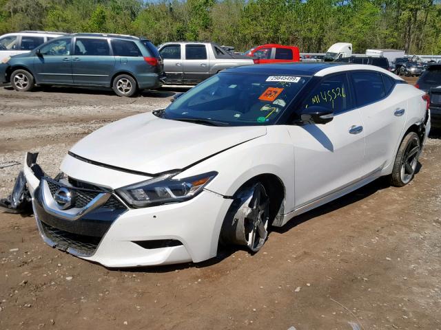 1N4AA6AP9GC415624 - 2016 NISSAN MAXIMA 3.5 WHITE photo 2