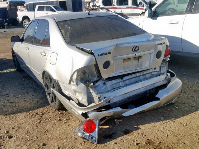 JTHBD192720036440 - 2002 LEXUS IS 300 SILVER photo 3