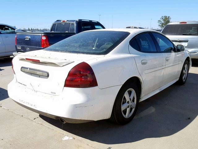 2G2WP552371117622 - 2007 PONTIAC GRAND PRIX WHITE photo 4