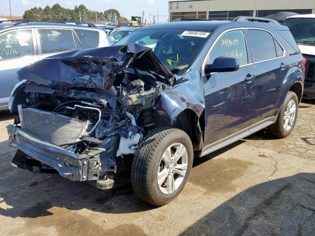 2GNFLFEK5F6202905 - 2015 CHEVROLET EQUINOX LT BLUE photo 2