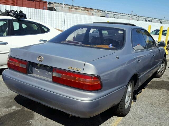 JT8BF12G1T0178042 - 1996 LEXUS ES 300 GRAY photo 4