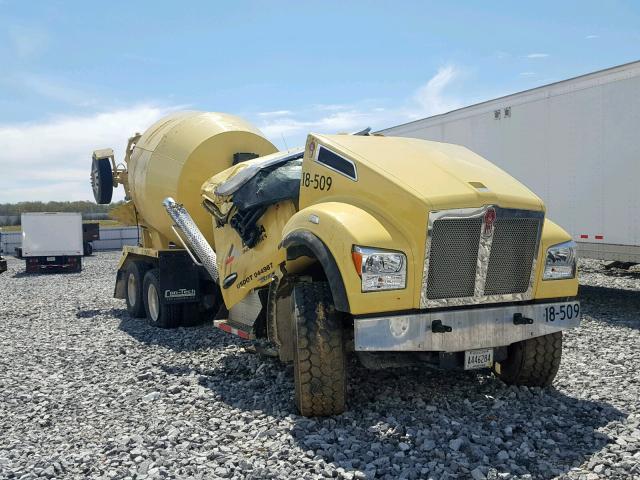 1NKZX7EXXKJ254585 - 2019 KENWORTH CONSTRUCTI YELLOW photo 1