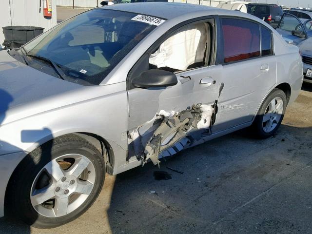 1G8AL58B16Z178853 - 2006 SATURN ION LEVEL SILVER photo 9
