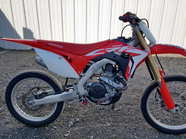 JH2PE078XJK104038 - 2018 HONDA CRF450 R RED photo 9