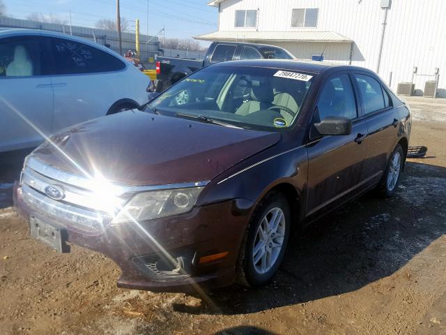 3FAHP0GA7BR290422 - 2011 FORD FUSION S  photo 2