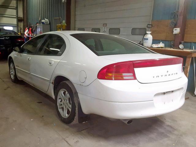 2B3HD56U9YH407063 - 2000 DODGE INTREPID E WHITE photo 3