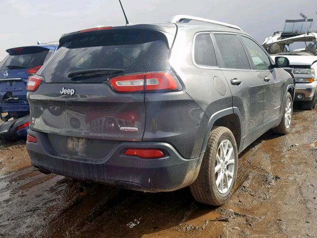 1C4PJLCB9EW244826 - 2014 JEEP CHEROKEE L GRAY photo 4