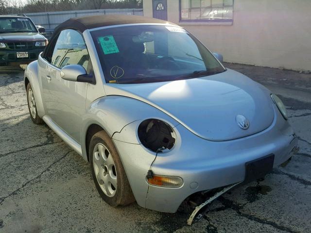 3VWCK21Y83M332127 - 2003 VOLKSWAGEN NEW BEETLE Silber Foto 1
