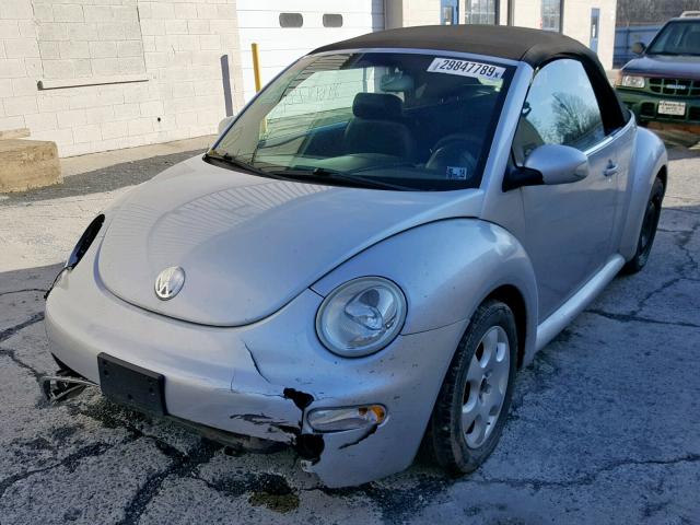 3VWCK21Y83M332127 - 2003 VOLKSWAGEN NEW BEETLE Silber Foto 2
