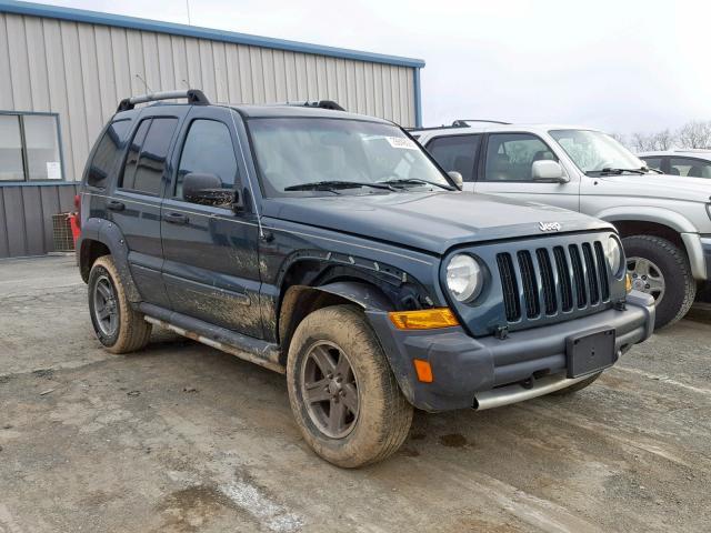 1J4GL38K75W590533 - 2005 JEEP LIBERTY RE GREEN photo 1