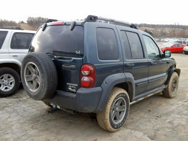 1J4GL38K75W590533 - 2005 JEEP LIBERTY RE GREEN photo 4