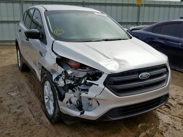 1FMCU0F74HUC59855 - 2017 FORD ESCAPE S SILVER photo 1