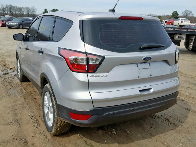 1FMCU0F74HUC59855 - 2017 FORD ESCAPE S SILVER photo 3