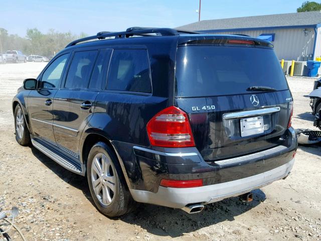 4JGBF71E68A326641 - 2008 MERCEDES-BENZ GL 450 4MA BLACK photo 3