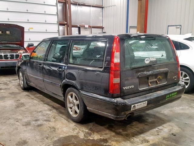 YV1LW5674W2400468 - 1998 VOLVO V70 GLT BLACK photo 3