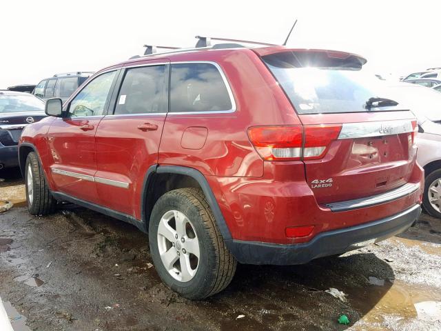 1J4RR4GG9BC701221 - 2011 JEEP GRAND CHER RED photo 3