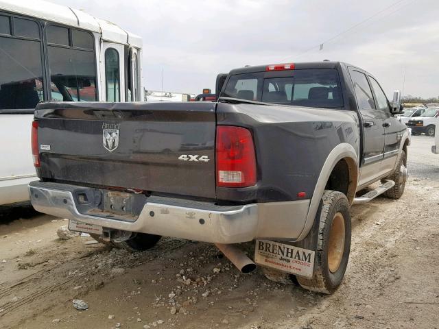 3D73Y4CL3AG143689 - 2010 DODGE RAM 3500 BLACK photo 4