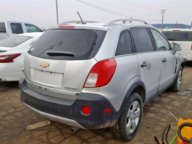 3GNAL1EK1ES647445 - 2014 CHEVROLET CAPTIVA LS ვერცხლისფერი ფოტო 4