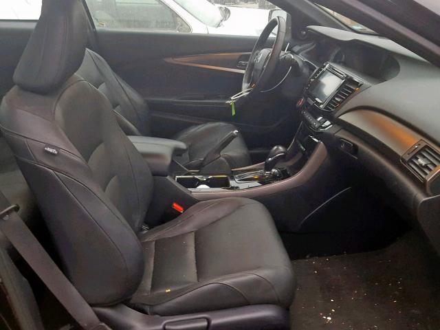 1HGCT1B68GA011331 - 2016 HONDA ACCORD EXL BLACK photo 5