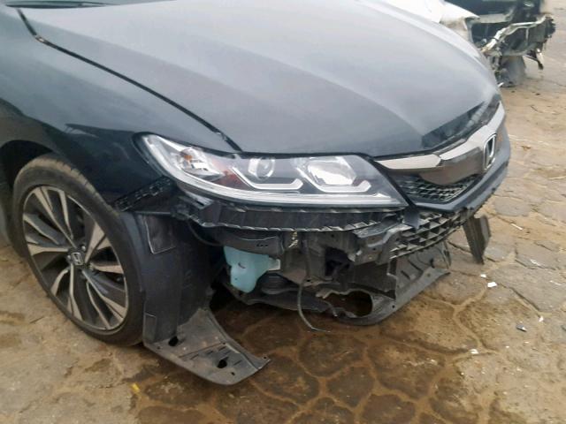 1HGCT1B68GA011331 - 2016 HONDA ACCORD EXL BLACK photo 9