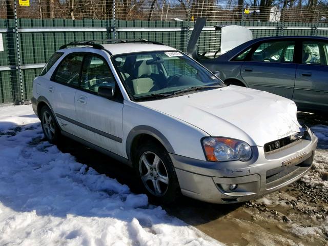 JF1GG68534H812368 - 2004 SUBARU IMPREZA OU WHITE photo 1