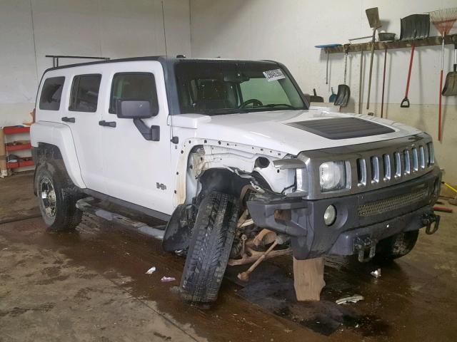 5GTDN13EX78244615 - 2007 HUMMER H3 WHITE photo 1