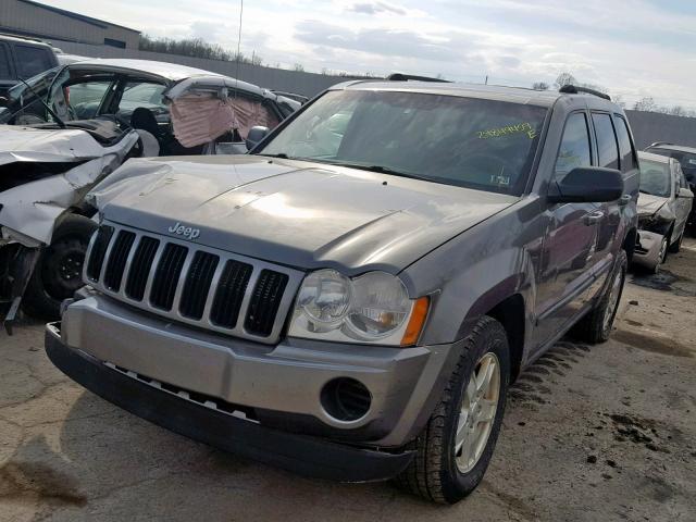 1J8GR48KX7C568193 - 2007 JEEP GRAND CHER GRAY photo 2