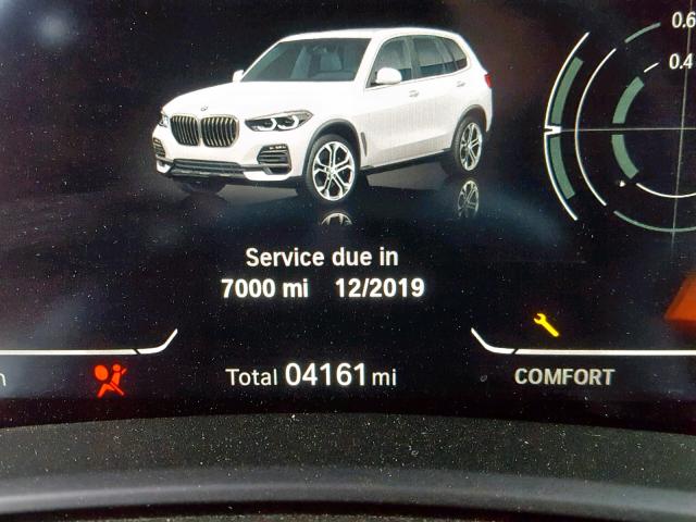 5UXCR6C56KLK86403 - 2019 BMW X5 XDRIVE4 白色 照片 8