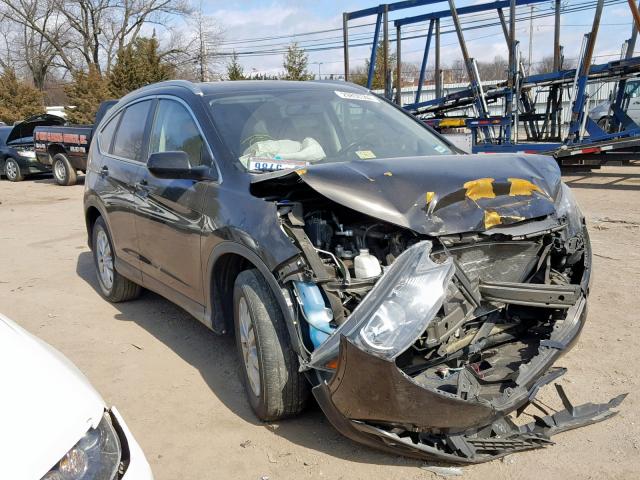 5J6RM4H72DL014307 - 2013 HONDA CR-V EXL BROWN photo 1