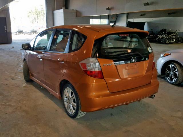 JHMGE8H56BS004767 - 2011 HONDA FIT SPORT BROWN photo 3