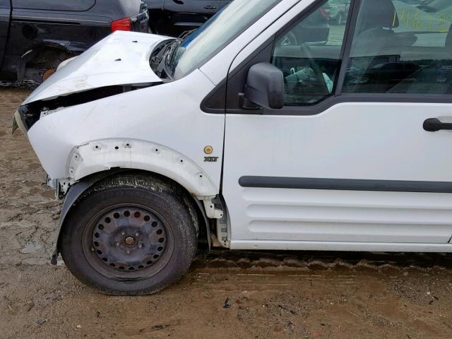 NM0LS7DN9BT059066 - 2011 FORD TRANSIT CO WHITE photo 9