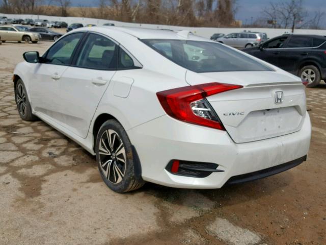 19XFC1F7XGE008975 - 2016 HONDA CIVIC EXL WHITE photo 3