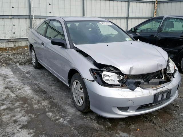 1HGEM22185L051085 - 2005 HONDA CIVIC DX V SILVER photo 1