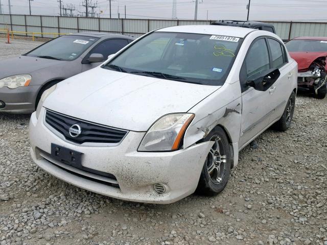 3N1AB6AP4AL699136 - 2010 NISSAN SENTRA 2.0 WHITE photo 2