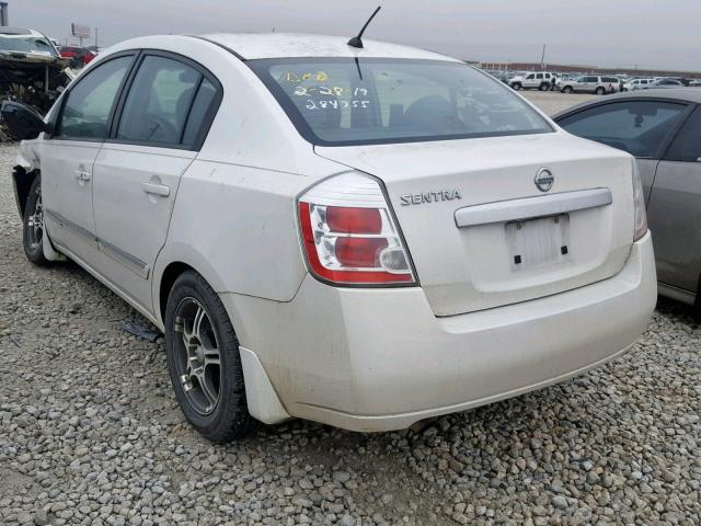 3N1AB6AP4AL699136 - 2010 NISSAN SENTRA 2.0 WHITE photo 3