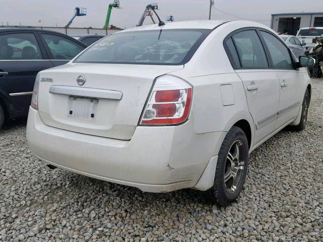 3N1AB6AP4AL699136 - 2010 NISSAN SENTRA 2.0 WHITE photo 4