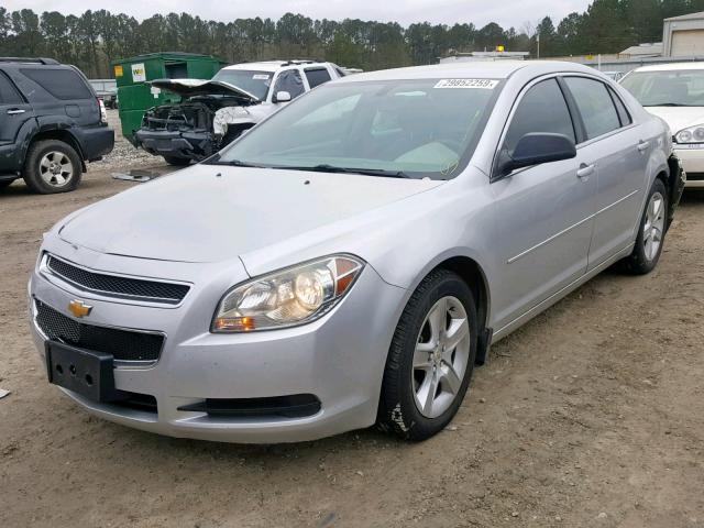 1G1ZB5E11BF336099 - 2011 CHEVROLET MALIBU LS SILVER photo 2