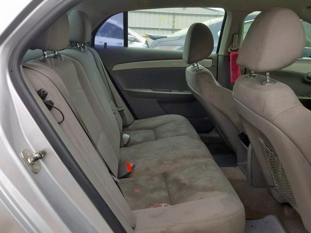 1G1ZB5E11BF336099 - 2011 CHEVROLET MALIBU LS SILVER photo 6