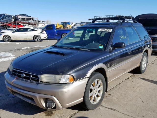 4S3BG6856X7604449 - 1999 SUBARU LEGACY OUT BLACK photo 2