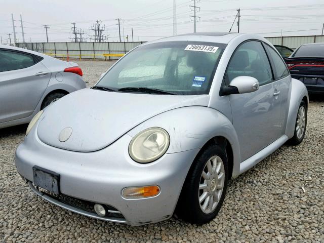 3VWCK31C45M416992 - 2005 VOLKSWAGEN NEW BEETLE ვერცხლისფერი ფოტო 2