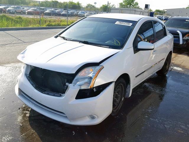 3N1AB6AP1BL715133 - 2011 NISSAN SENTRA 2.0 WHITE photo 2