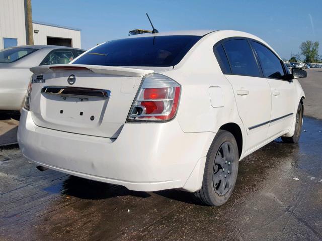 3N1AB6AP1BL715133 - 2011 NISSAN SENTRA 2.0 WHITE photo 4