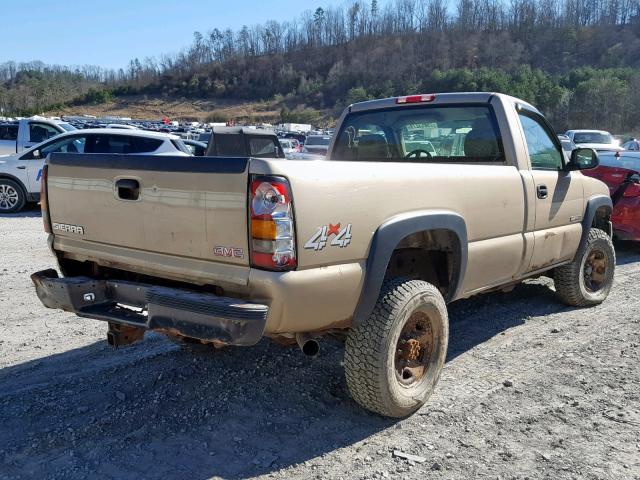 1GTHK34G07E142786 - 2007 GMC SIERRA K35 GOLD photo 4