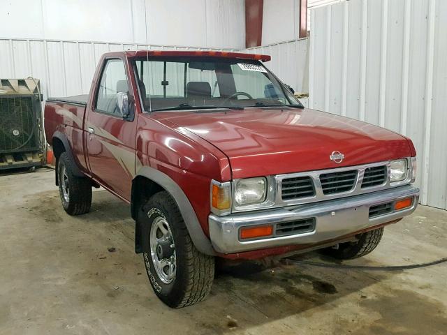 1N6SD11Y2PC391858 - 1993 NISSAN TRUCK SHOR RED photo 1